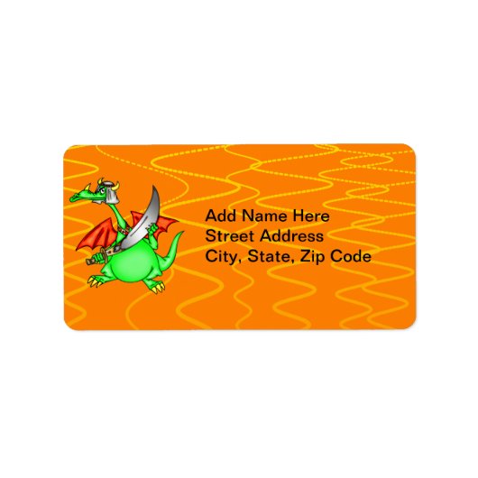 Dragon Sheikh Etiket (Voorkant)