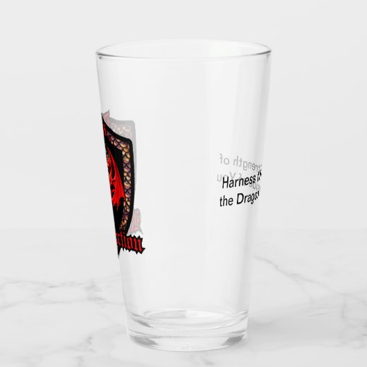 Dragon Shield Glass Tumbler (Links)