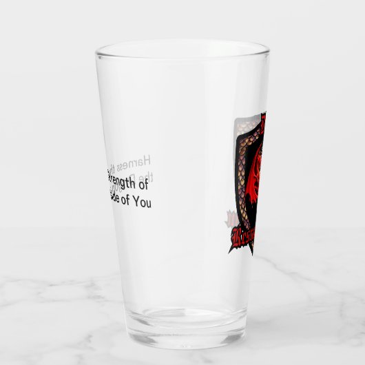 Dragon Shield Glass Tumbler (Rechts)