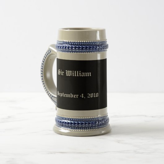 Dragon Shield on Black Bierpul (Voorkant links)