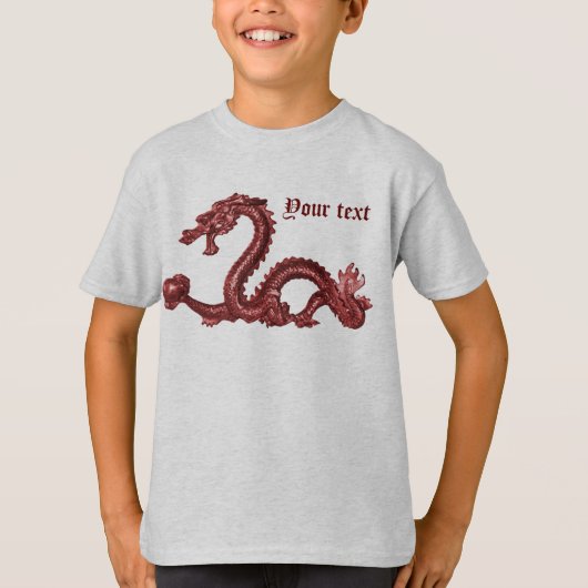 Dragon Shirt - Gepersonaliseerd (Voorkant)
