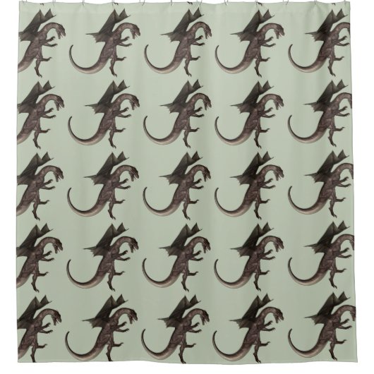 Dragon Shower Curtain Douchegordijn (Voorkant)