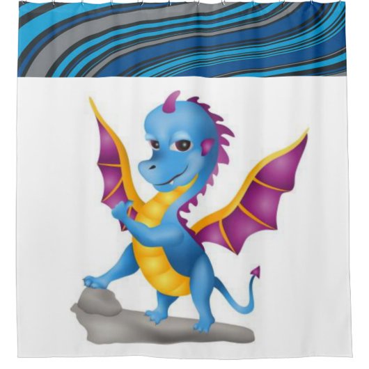 Dragon Shower Curtain Douchegordijn (Voorkant)