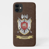 Dragon Sigil Battle Crest Brown Case-Mate iPhone Case (Achterkant)