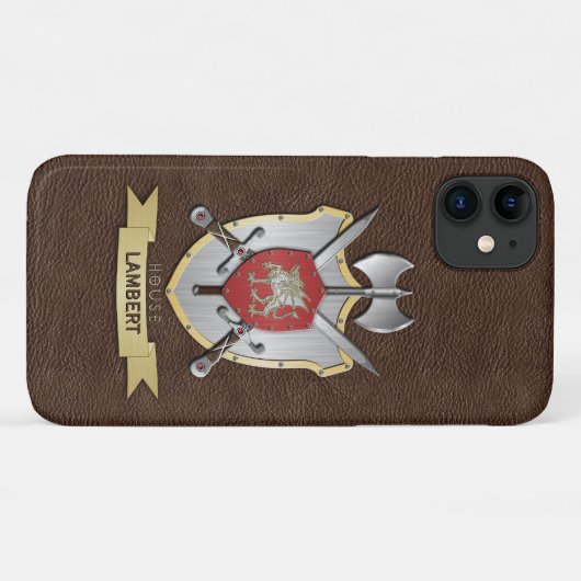 Dragon Sigil Battle Crest Brown Case-Mate iPhone Case (Achterkant (horizontaal))