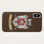 Dragon Sigil Battle Crest Brown Case-Mate iPhone Case (Achterkant (horizontaal))