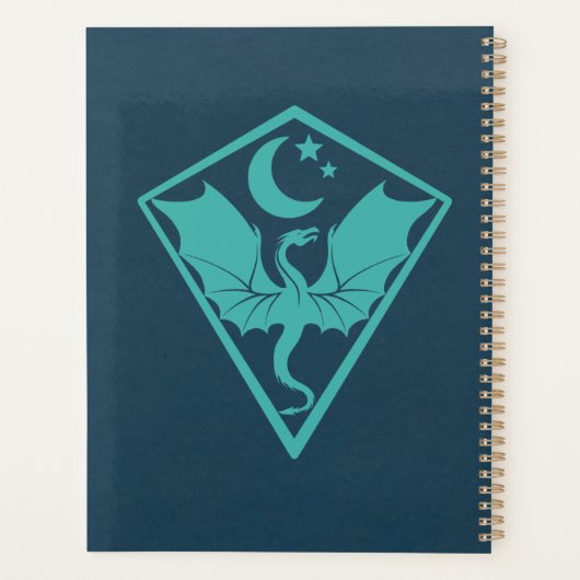 Dragon Sigil Symbol Shield Planner (Achterkant)