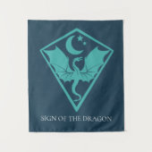Dragon Sigil Symbol Shield Wandkleed (Voorkant)
