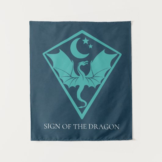 Dragon Sigil Symbol Shield Wandkleed (Voorkant)