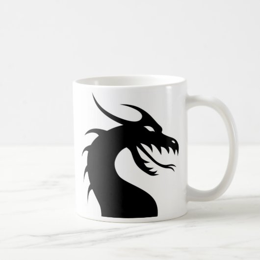 Dragon Silhouette Mok (Rechts)