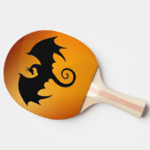 Dragon Silhouette Ping Pong Paddle Tafeltennisbatje (Zijkant)
