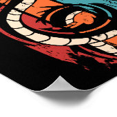  Dragon Silhouette Poster (Hoek)