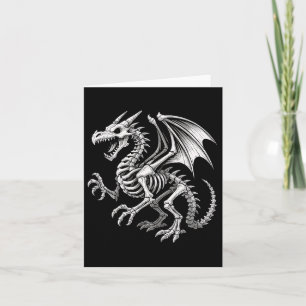 Dragon Skeleton Halloween Fantasy Boys Meisjes Kin Kaart