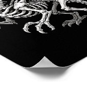 Dragon Skeleton Halloween Fantasy Boys Meisjes Kin Poster (Hoek)