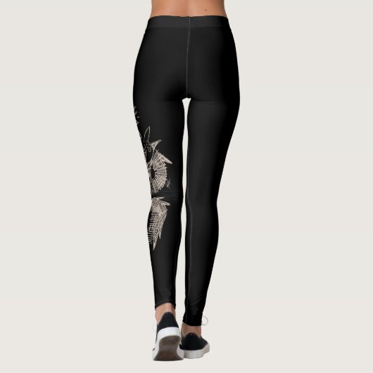 Dragon sketch  leggings (Achterkant)