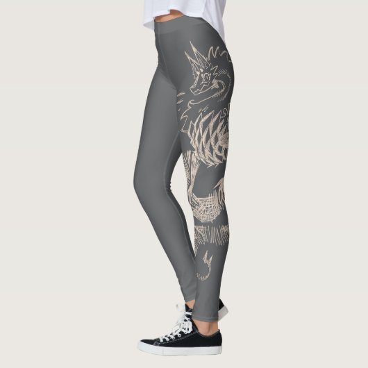 Dragon sketch leggings (Links)