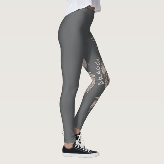 Dragon sketch leggings (Rechts)