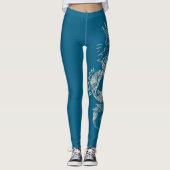 Dragon sketch leggings (Voorkant)