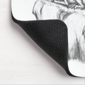 Dragon Sketch Mousepad Muismat (Hoek)