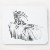 Dragon Sketch Mousepad Muismat (Voorkant)