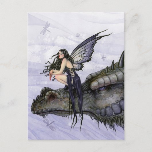 Dragon Skies Briefkaart (Voorkant)