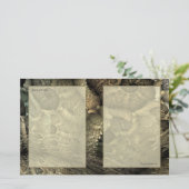 Dragon Skin Fractal Art-laptop Briefpapier (Staand voorkant)