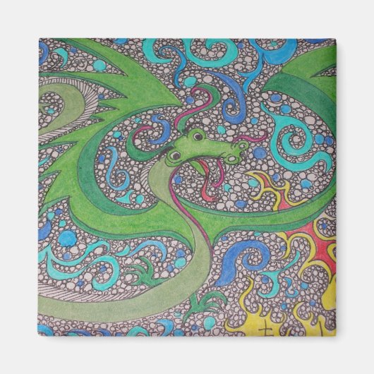 Dragon Skin Magneet (Voorkant)