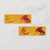 Dragon - Skinny Mini Visitekaartje (Voorkant / Achterkant)