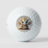 "Dragon Skull Art" Golfballen (Voorkant)