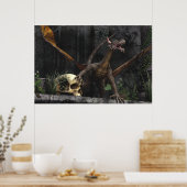 Dragon Skull-standaard Poster (Keuken)