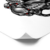 Dragon Skulls Poster (Hoek)