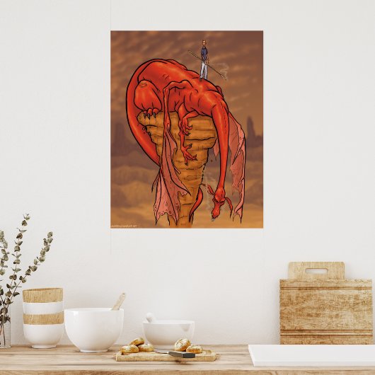 Dragon Slayed Poster (Keuken)
