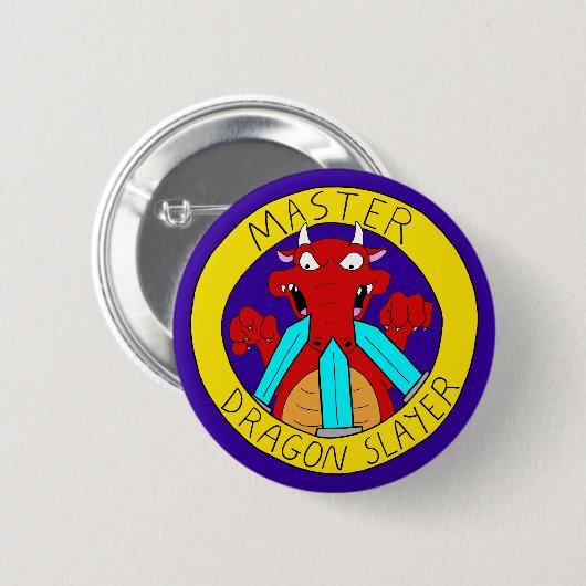Dragon Slayer Button (Voorkant /achterkant)