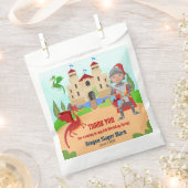 Dragon Slayer Knight Boy Verjaardagsfeestje Bedankzakje (Geknipt)