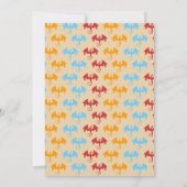 Dragon Slayer Knight Boy Verjaardagsfeestje Kaart (Achterkant)