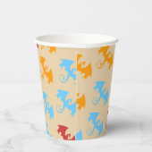 Dragon Slayer Knight Boy Verjaardagsfeestje Papieren Bekers (Rechts)