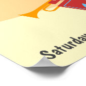 Dragon Slayer Knight Boy Verjaardagsfeestje Poster (Hoek)