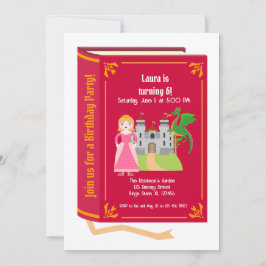 Dragon Slayer Knight Stories Verjaardagsfeest Kaart