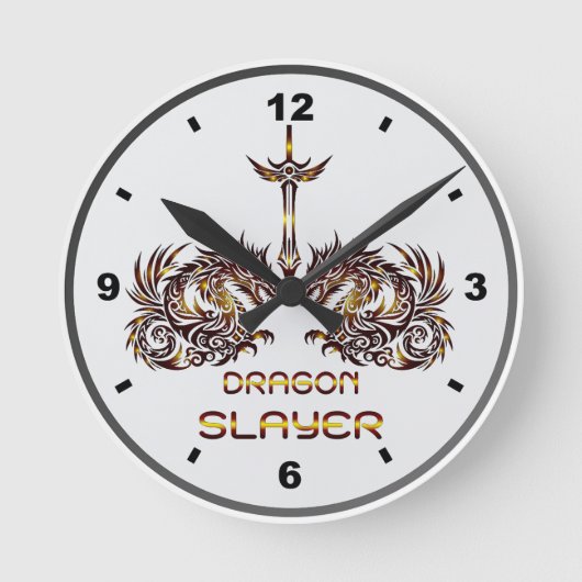 Dragon Slayer of Clock Ronde Klok (Voorkant)