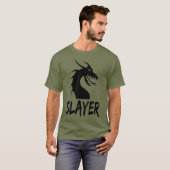 Dragon Slayer RPG Role Playing Game Gamer Gaming T-shirt (Voorkant volledig)