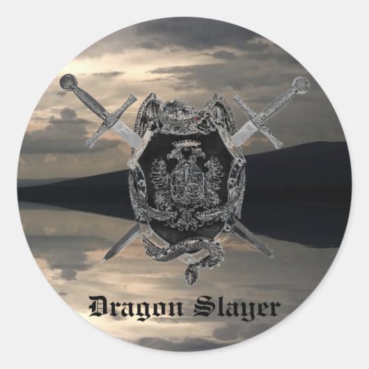 Dragon Slayer Sticker (Voorkant)