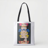 Dragon Slayers Anime Eyes - Fairy Tail Tote Bag (Voorkant)