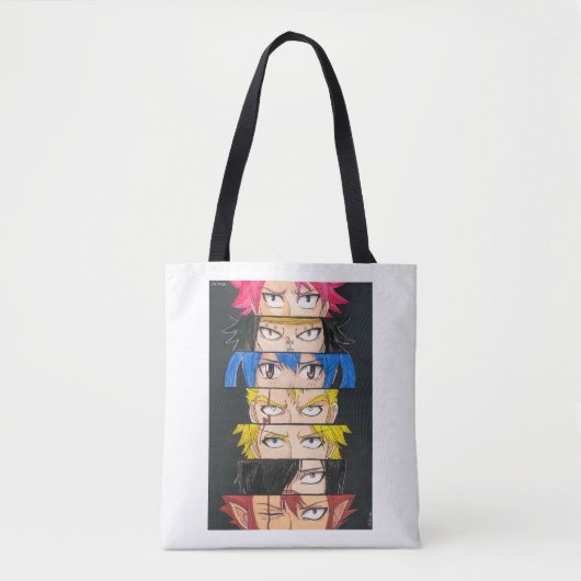 Dragon Slayers Anime Eyes - Fairy Tail Tote Bag (Voorkant)