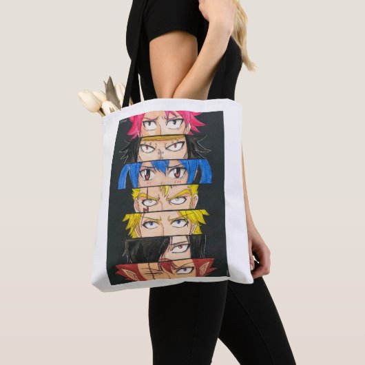Dragon Slayers Anime Eyes - Fairy Tail Tote Bag (Dichtbij)