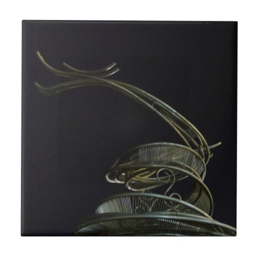 Dragon Small (4,25 x 4,25 inch) keramische Tegel Tegeltje (Voorkant)