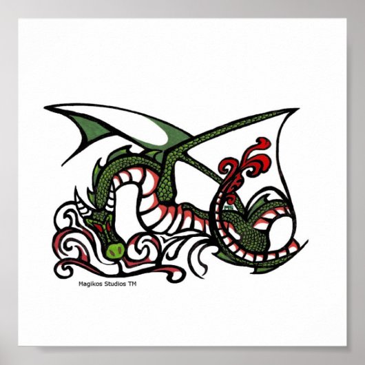 Dragon Smoke Print (Voorkant)