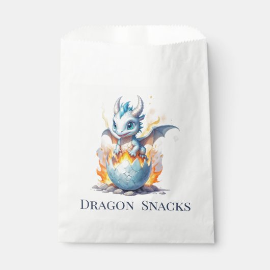 Dragon Snacks Frostfire Hatchling Fantasy Bedankzakje (Voorkant)
