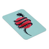 Dragon Snake Gothic Magneet (Rechterzijde)