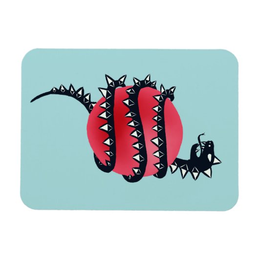 Dragon Snake Gothic Magneet (Horizontaal)