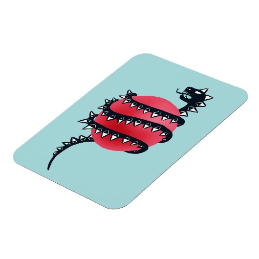 Dragon Snake Gothic Magneet (Linkerzijde)